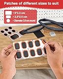 cyctravel Bike Tire Repair Kit, Bicycle Inner Tube Puncture Patch Kits with 20 PCS Vulcanizing Patches, User Manual, Metal Rasp and Tire Lever, Bike Patch Kit for Mountain and Road Bike.