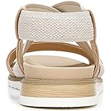 Dr. Scholl's Shoes Women's Islander Strappy Flat Sandal,Tawny Birch Microfiber,9