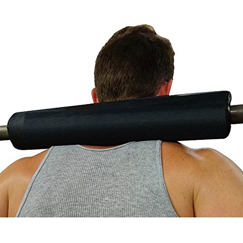 Dark Iron Fitness Barbell Pad - Blank - Extra Thick Padding for Weight Training, Squatting, Hip Thrusts Exercise Bar Protection & Support