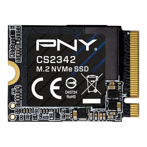 PNY CS2342 1TB Gen4 PCIe NVMe M.2 2230 3D NAND SSD – Up to 7,300/6,000 MB/s – PC/Laptop/Gaming Upgrade – Perfect for Steam Deck, ASUS ROG Ally, MSI Claw – Internal Solid-State Drive M230CS2342-1TB-TB