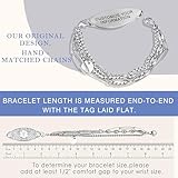 ASTERY Custom Medical Alert Multi-chains Bracelet for Women with Free Engraving,Personalized Emergency Identification Women's ID Bracelet Medical Alert Jewelry