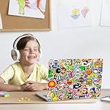 Pounchi Cute Cartoon Stickers (100 Pcs) Pixel Video Game Stickers Merchandise Gifts for Party Supplies Decorations Laptop Water Bottle Vinyl Stickers for Teens Kids