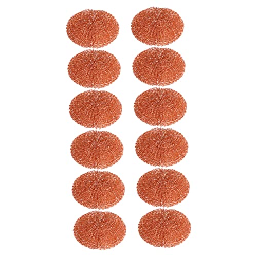 DOITOOL 12pcs Brass Wire Soldering Tip Cleaner Ball No Water Needed Prevents Prolongs Tip Life Efficient Cleaning Supplies for Soldering Irons and Tools