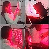 Hand Drums Red Light Therapy, 850nm 45W Red Light Therapy Lamp Infrared 225 LED Anti Aging Therapy Light for Full Body Skin Pain Relief Red LED Grow Light