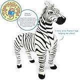 TigerHart Zelassie The Zebra - 30 Inch Stuffed Animal Plush Zebra Horse Pony