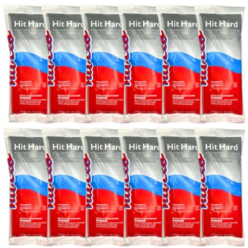 Nu-Clo Super Pool Hit Hard Shock Swimming Pool & Spas - Fast Dissolving, Non-Stabilized - 68% Available Chlorine - 12 x 1 Pound Bags