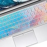 Keyboard Cover for HP EliteBook 840 G7 G8 14" Notebook, HP EliteBook 845 G7 G8 14" HP EliteBook 840 845 G7 G8 Laptop Keyboard Protector Skin (Not fit HP EliteBook 840 845 G5 G6 G9 G10)-Colorful