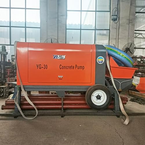 Portable Concrete Pump Machine for High-Rise Construction, Efficient and Reliable Concrete Pump Machine for Tight Spaces, and Long-Distance Concrete Delivery