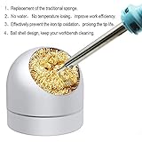 Soldering Tip Cleaner Soldering Iron Tip Cleaner Brass Tip Cleaner Kit and 6PCS Brass Ball Wire-type with 1PC Ball Shell Holder for Cleaning Solder Irons and Tips