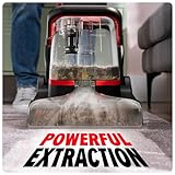 Dirt Devil Full Size Carpet Cleaner Machine for Carpet and Upholstery, Deep Cleaning Carpet Shampooer Machine with Two Cleaning Modes, Pair with Dirt Devil Carpet Cleaner Solution