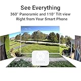 ON WATCH Solar Floodlight Security Camera Wireless Outdoor OW1, Motion-Activated Recording/Notification/1500 lm Floodlight/105 dB Siren, 360° Pan & Tilt, 2K, WiFi, HD Live View/Talk, No Monthly Fee