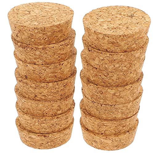 OKUMEYR Wooden Cork Bottle Stopper Blanks 20 Pack Mini Corks for Crafts Decorative Wine Bottles