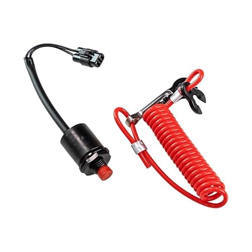 Outboard Kill Stop Switch Safety Tether Lanyard for Suzuki Outboard 8-300HP 4 Stroke 37820-93J05, 37820-93J04, 37820-93J03, 37820-93J02, 37820-93J01, 37820-93J00