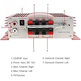 Car Stereo Amplifier Digital Player 12V Hi-Fi Support USB/SD/FM/MMC/DVD / MP3 Input