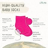 Little Me baby girls Assorted Solid Color Pack Newborn Infant Toddler Unisex Socks, Multi, 0-24 Months US