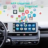 2023 Car Play AI AS Android Smart Box Dongle USB Video YouTube Netflix Qualcomm 8 core CUSP 8G+128G LTE+Wireless Car Play and Android Auto Only for OEM Wired CarPlay Cars