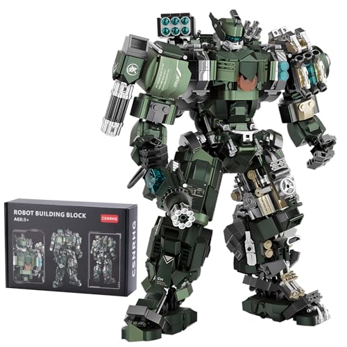 CSNRHG Mech Robot Model Building Blocks Toy Set Birthday for Age 8+ Children Adults Teens 1403 Pieces