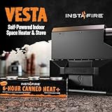 VESTA Self-Powered Camping Indoor/Outdoor Heater & Stove (Compact, Off-Grid, Emergency)