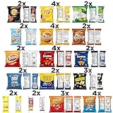 Frito Lay Ultimate Classic Snacks Package, Variety Assortment of Chips, Cookies, Crackers, & Nuts, (Pack of 40) (Packaging May Vary)