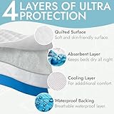 Epica Bed Pads Washable Waterproof - Incontinence Bed Pads for Adults, Bed Protector Waterproof matterss pad to Protect Bed from Stains, Large Bed wetting Pads for Home and Hospital Use (500 Washes)