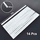 Bendable Straws - 11 inch Long Flexible Straws - Bendy Drinking Straws Reusable - 14 Pack