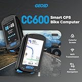 GEOID CC600 Color Screen Bike/Cycling Computer Wireless - Route Navigation with Re-Route Planing, WiFi & Bluetooth, Fast 5s GPS Positioning, Free Indoor Training