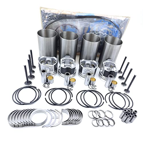 Haiyazhma Engine Rebuild Kit Major Overhaul Compatible with Isuzu 4HF1 Engine NKR NPR 4.3L NKR66 WPN400 Truck Parts