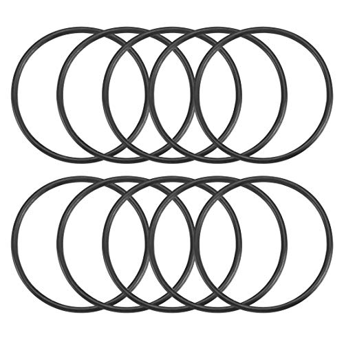 uxcell Nitrile Rubber O-Rings 40mm OD 36mm ID 2mm Width, Metric Sealing Gasket, Pack of 10
