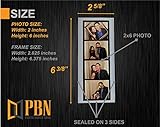 Photo Booth Nook | 2x6 Flexible Magnetic Photo Booth Picture Frames (100 Count) | Crystal Clear Display with Strong Magnet | Bulk