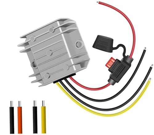 YRDZXG with Fuse Buck Converter 12V to 9V 10A 90W 24V to 9V Step-Down Converter, Reducer, IP68 Waterproof Module widely Used