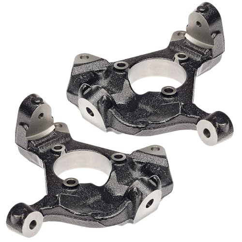 Detroit Axle - 2 Front Steering Knuckles for 2007-2014 GMC Chevy Silverado Sierra Yukon XL Suburban 1500 Tahoe Avalanche Cadillac Escalade EXT ESV, Steering Knuckles Assembly Replacement