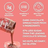 Soom Foods Dark Chocolate Sea Salt Tahini Spread 12oz (Pack of 2) | Silky Smooth Texture for Baking, Desserts, Hummus | Vegan, Nut-Free, Gluten-Free