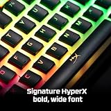 HyperX Pudding Keycaps - Double Shot PBT Keycap Set with Translucent Layer, for Mechanical Keyboards, Full 104 Key Set, OEM Profile, English (US) Layout - Black