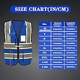 AYKRM 11 colors available blue construction vest