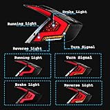 inginuity time LED Tail Lights For Honda Civic Sedan 10Th Gen 2016-2021 DRL Start Up Animation Rear Lamp Assembly (Not for hatchback & Coupe)