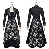 Weixu Witch Cosplay Costume Yennefer Dress for Women Yennefer of Vengerberg Deluxe Uniform Halloween Outfit L