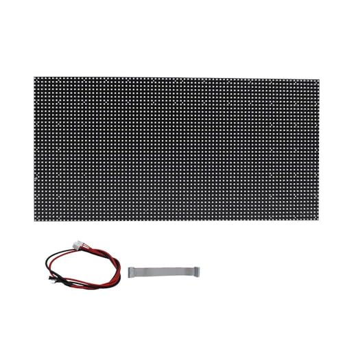 P3.2 Bendable LED Matrix Module (256x128mm), 3200 dots, 150° Bend Angle, 1/20 Scan, 800 Nits with Flexible RGB Digital Pixel Panel Screen,Brightness for Indoor Display