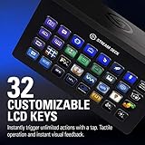 Elgato Stream Deck XL – Advanced Studio Controller, 32 macro keys, trigger actions in apps and software like OBS, Twitch, ​YouTube and more, works with Mac and PC