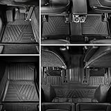 Rongtaod Floor Mats Compatible with 2021-2024 2025 Kia Sorento 6&7 Seats (not for Hybrid) Cargo Mat Cargo Liner Back Seat Cover 2023 Sorento Accessories (Trunk Mat with Backrest Mat+Floor Mats)