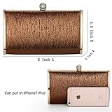 Women Evening Clutch Bags Metal Frame Evening Bag Night Purse Handbag Wedding Prom Party Cocktail Bridal Clutches