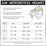 ILM Open Face Motorcycle 3/4 Half Helmet for Dirt Bike Moped ATV UTV Motocross Cruiser Scooter DOT Model 726X (Matte Black,S