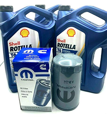 LAPB Dodge Ram 6.7L Cummins Diesel Oil Change Kit 5W-40 with Original Filter