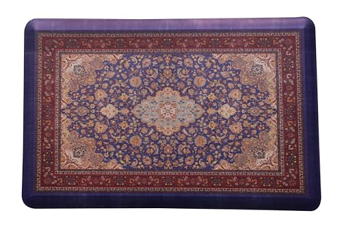 KAF Home Persian Rug Inspired Anti-Fatigue Kitchen Mat - 17.3"x28"