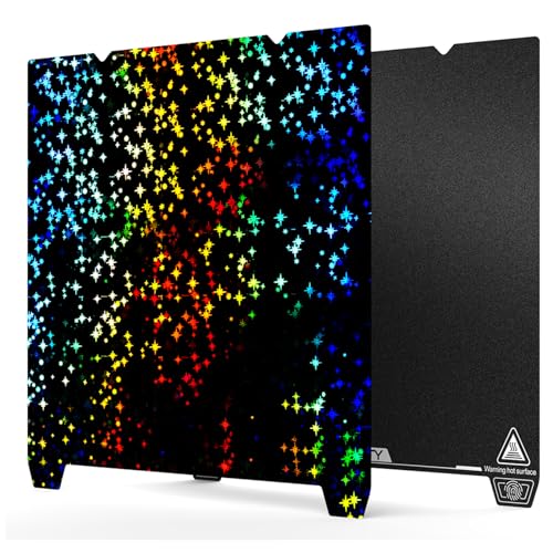 Creality Double Side PEI + Stars PET Build Plate for K1 Max, 3D Printer Textured PEI +Stars PET Print Bed Platform for Ender 3 V3 Plus, K1 Max
