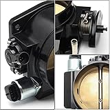 YESHMA 92MM Throttle Body for LS1 LS2 LS3 LS6 LS7 LSX Intake Manifold with Throttle Position Sensors TPS & Idle Air Control IAC Aluminum Black