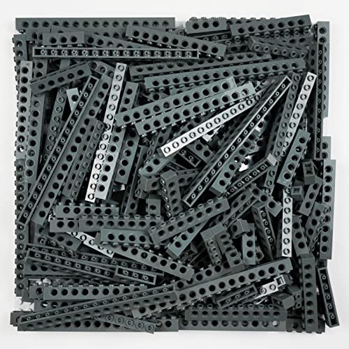 BroTex Technical Parts Kits, 500G Bricks with Holes Parts Pieces Lot - MOC Building Block Accessories Pack