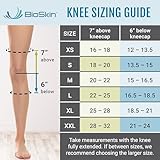 BioSkin Wraparound Patella Stabilizer Knee Brace for Patellofemoral Pain, Patella Tracking Disorders, Dislocation, and Subluxation, Left or Right Kneecap Tracking (L)