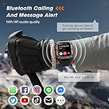 Military Smart Watch for Men with Blood Pressure (Answer/Make Call), Rugged Tactical Smartwatch for Android and iPhone, 10 ATM Waterproof Outdoor Sports Fitness Tracker with Heart Rate, Sleep Monitor