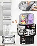 MONSTINA Professional Hairstylist Traveling Bag with Two Detachable Small Bags,Hairdressing Bag Makeup Salon Organizer Bag for Barber Hairdresser Insulation Material