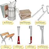 Blisstime Beekeeping Supplies, 30 PCS Bee Keeping Starter Kit, Beekeeping Tools and Supplies Bee Keeping Supplies-All for Beekeepers